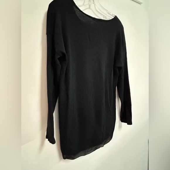 M Made in Italy Cotton Sweater with Silk Trim - Picture 7 of 10